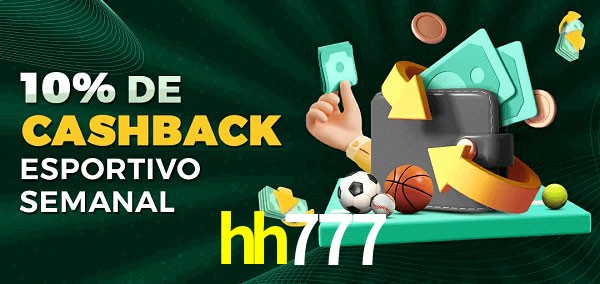 10% de bônus de cashback na hh777